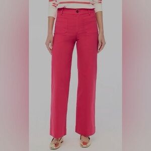 J. Crew Factory Pink Flare Pants